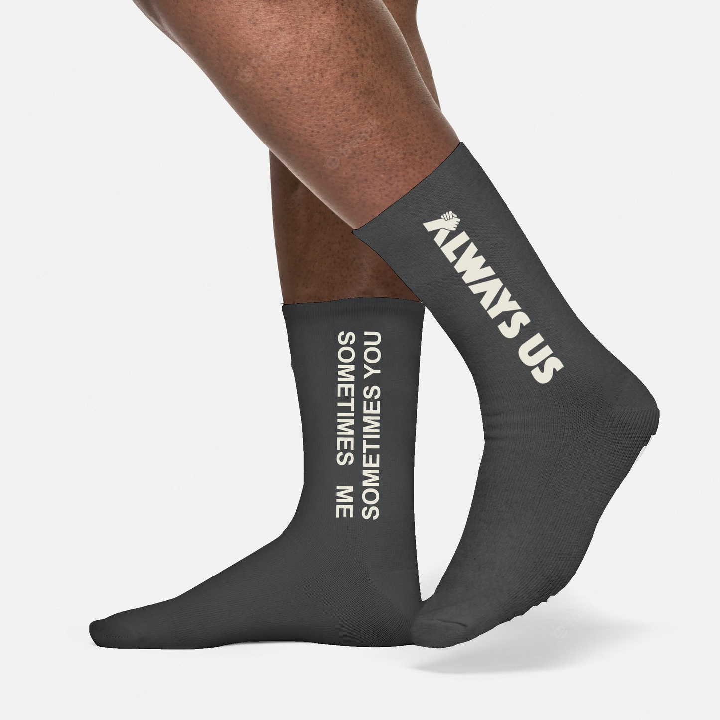 Crew Sock - Charcoal