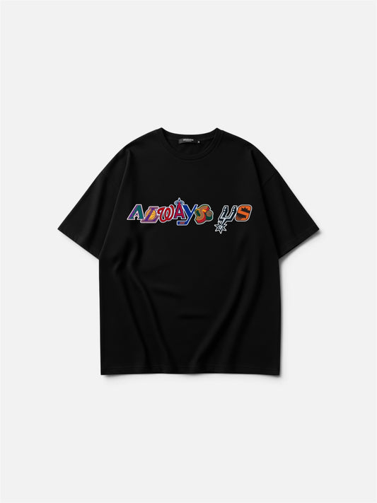 Black Ransom Print T-Shirt