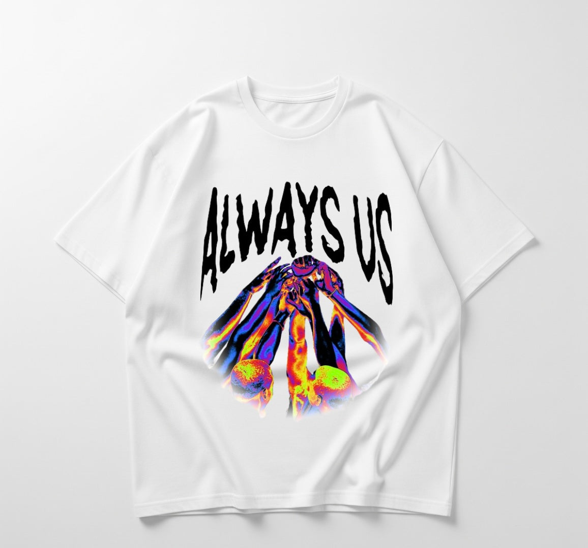 White Huddle Up T-Shirt