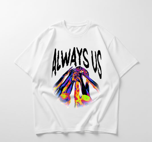 White Huddle Up T-Shirt