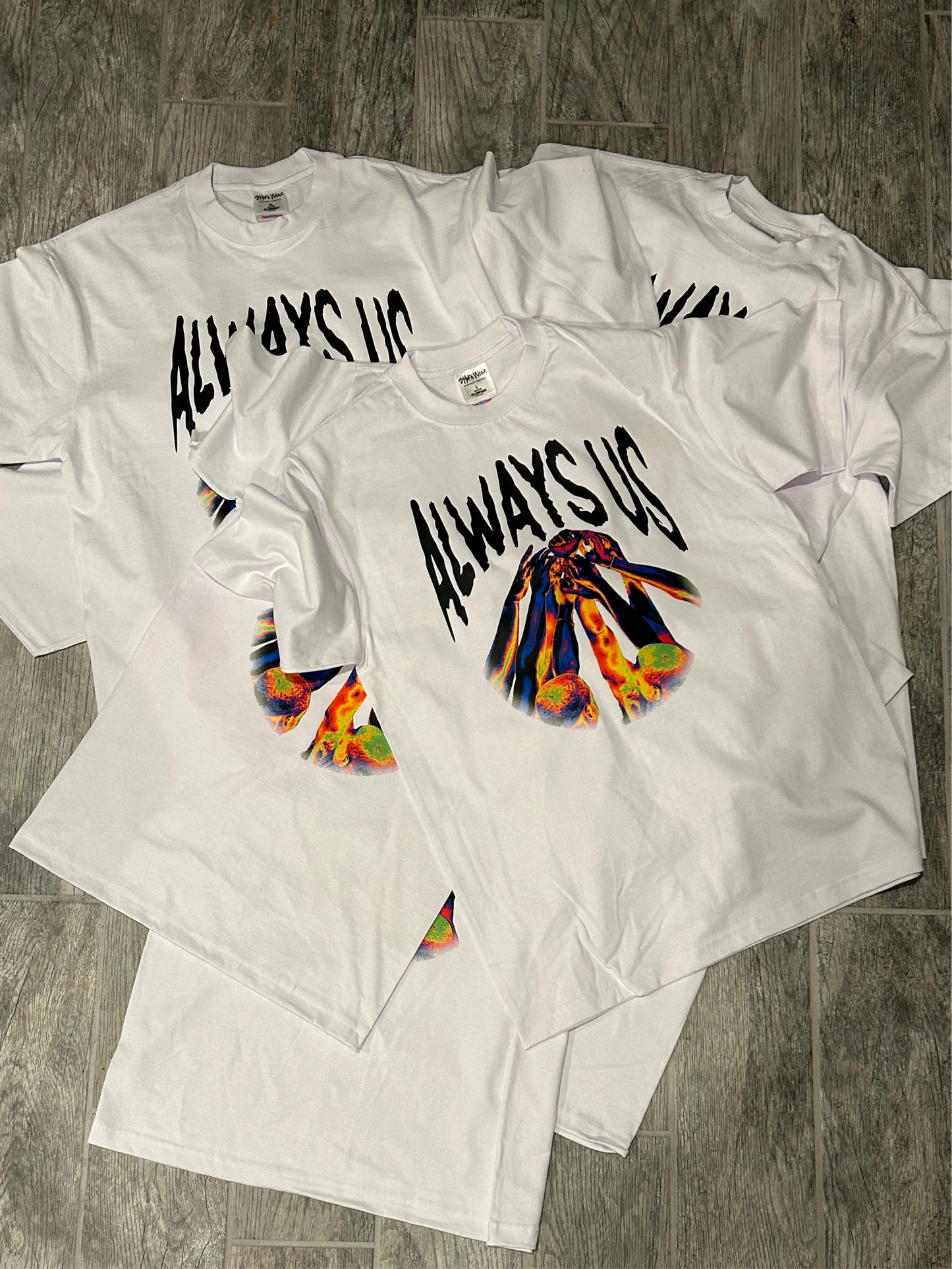 White Huddle Up T-Shirt