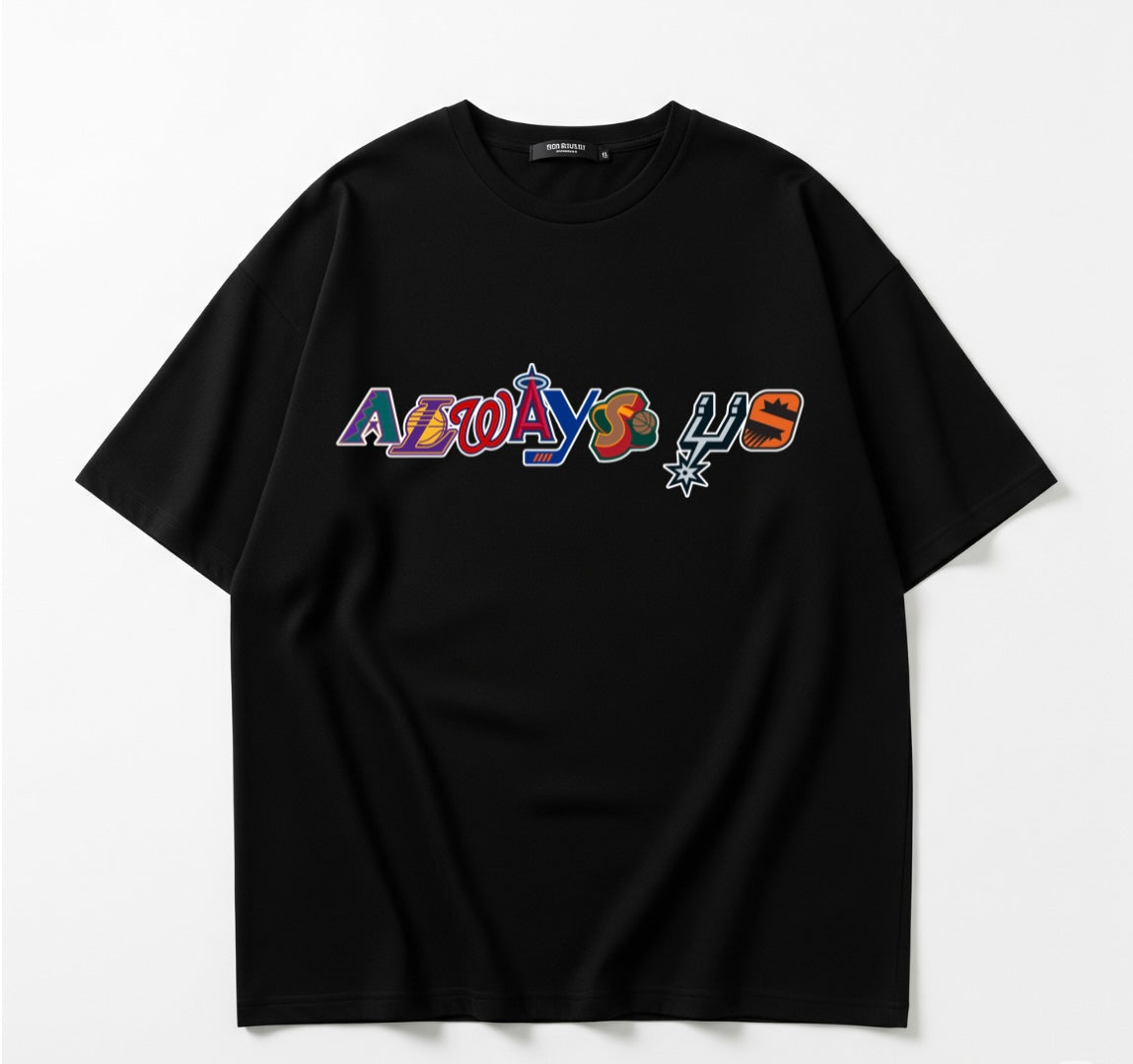 Black Ransom Print T-Shirt