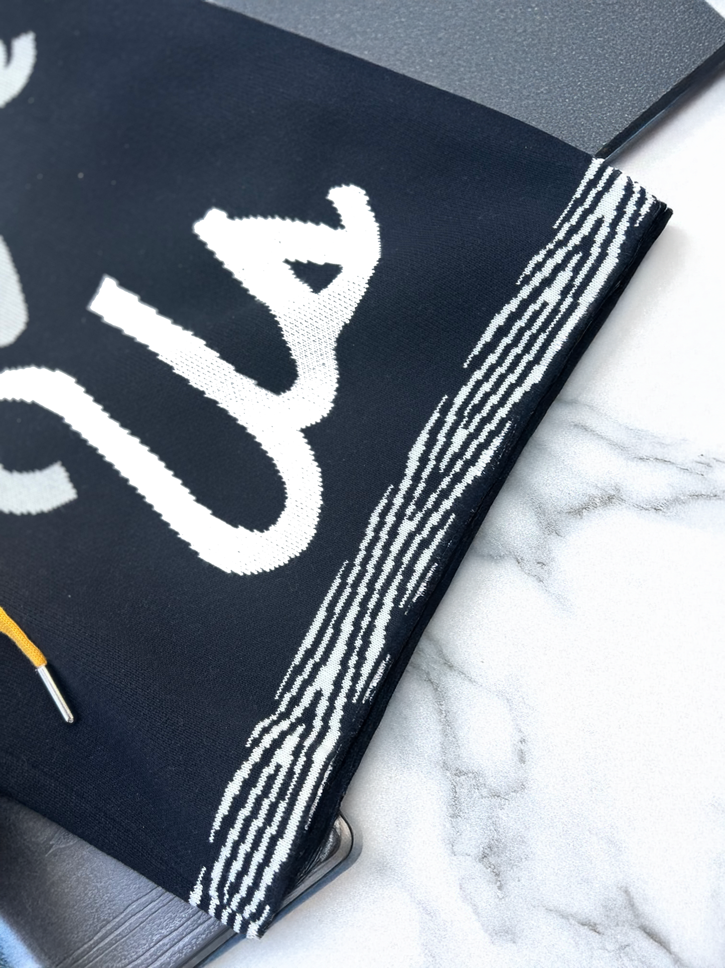 Black Knitted Shorts